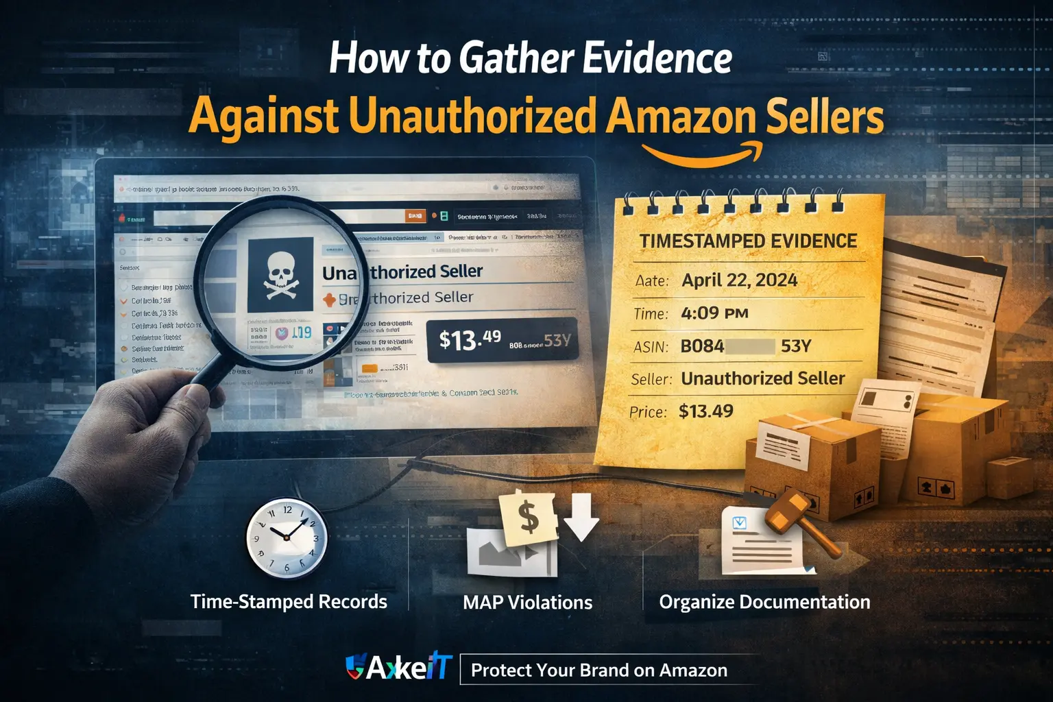 How to Gather Evidence Against Unauthorized Amazon Sellers